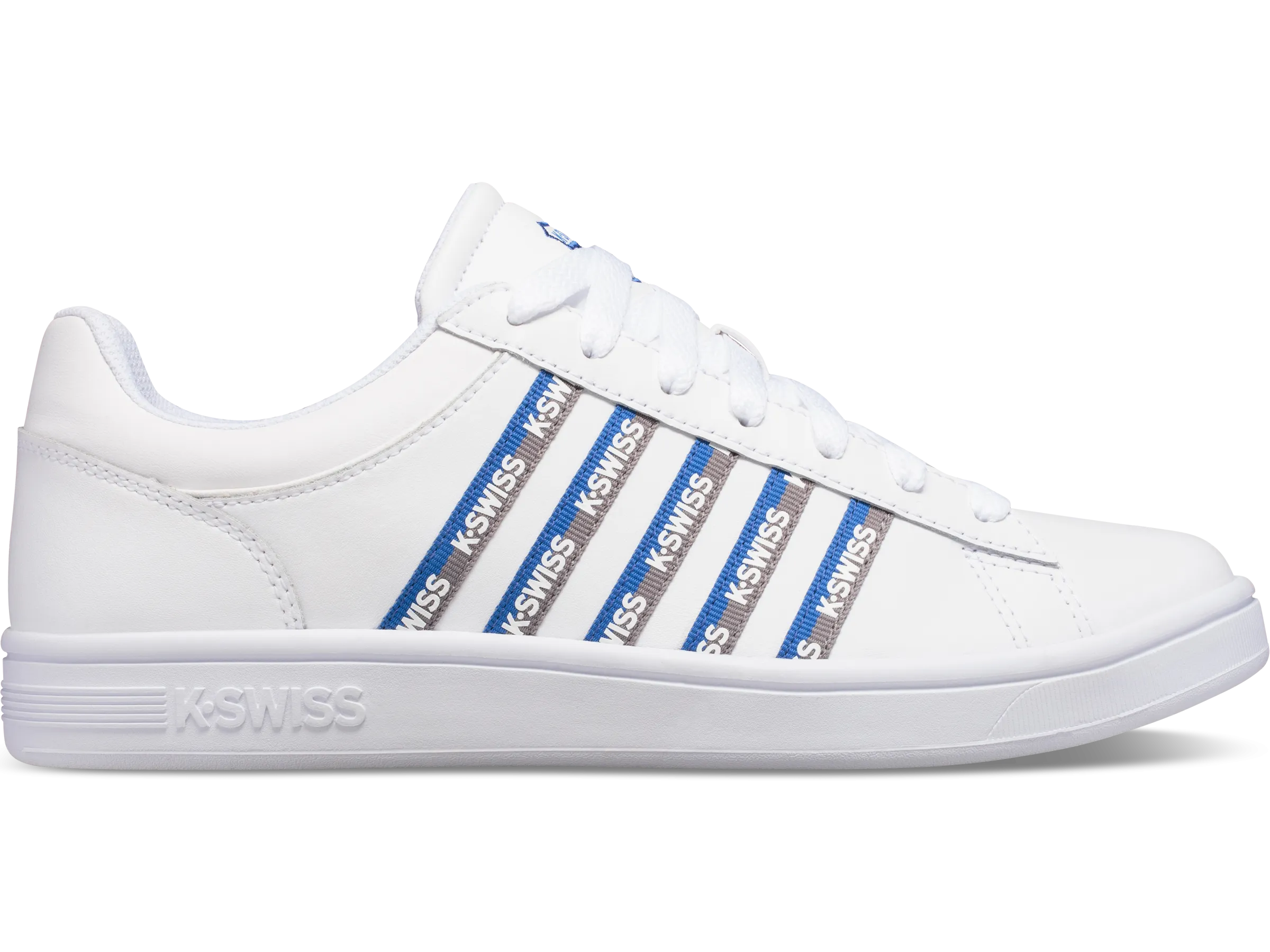 06933-143-M | COURT WINSTON TAPE | WHITE/LAPIS BLUE/STINGRAY