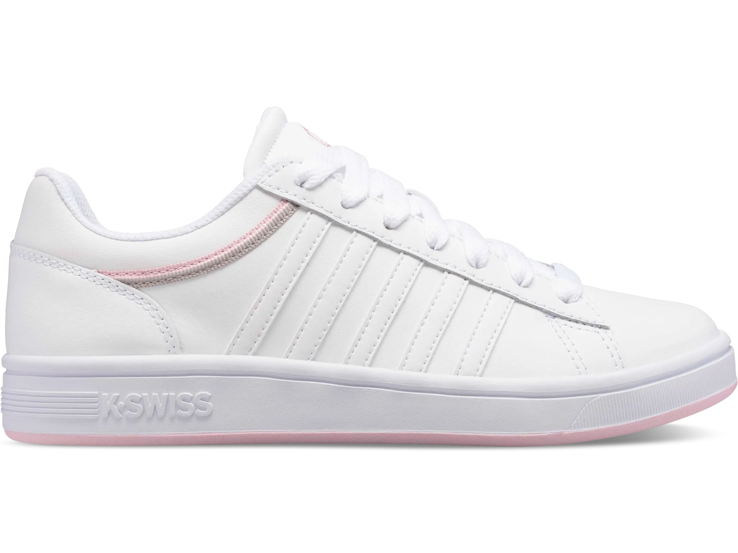 96154-168-M | COURT WINSTON | WHITE/SILVER/PARFAIT PINK/TAPE