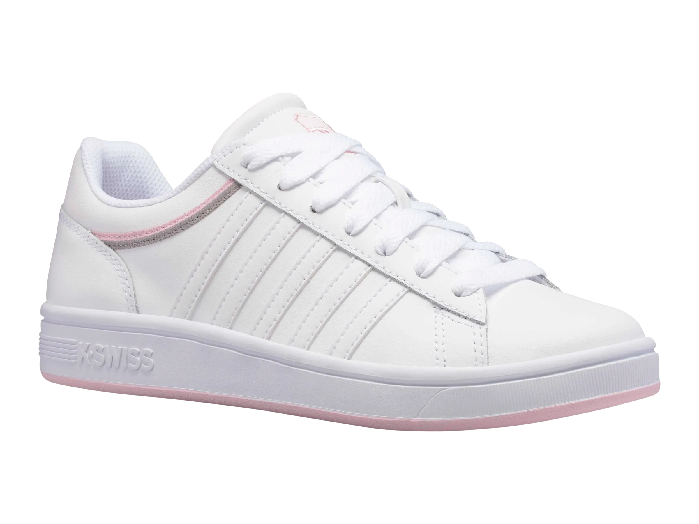 96154-168-M | COURT WINSTON | WHITE/SILVER/PARFAIT PINK/TAPE