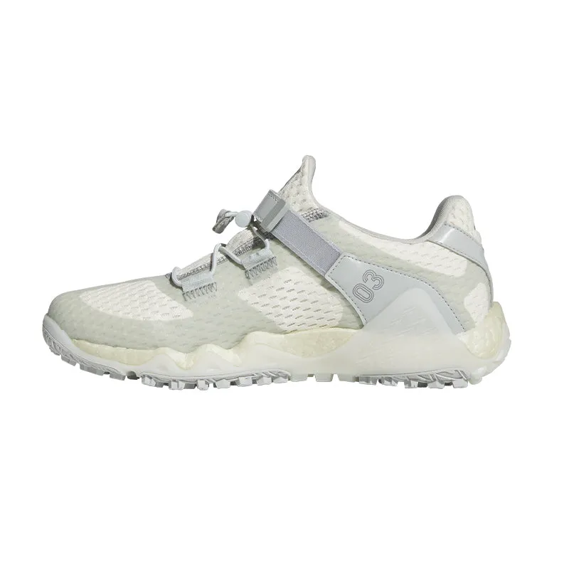 ADIDAS Adicross Lo Golf Lace Spikeless Shoe (White/Silver)