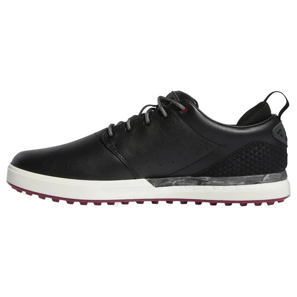 adidas Flopshot Spikeless Waterproof Shoes - Core Black/Grey Six/Legacy Burgundy