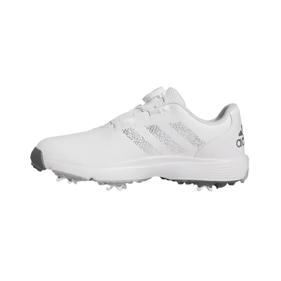 Adidas Junior's Codechaos 22 BOA Golf Shoes - White