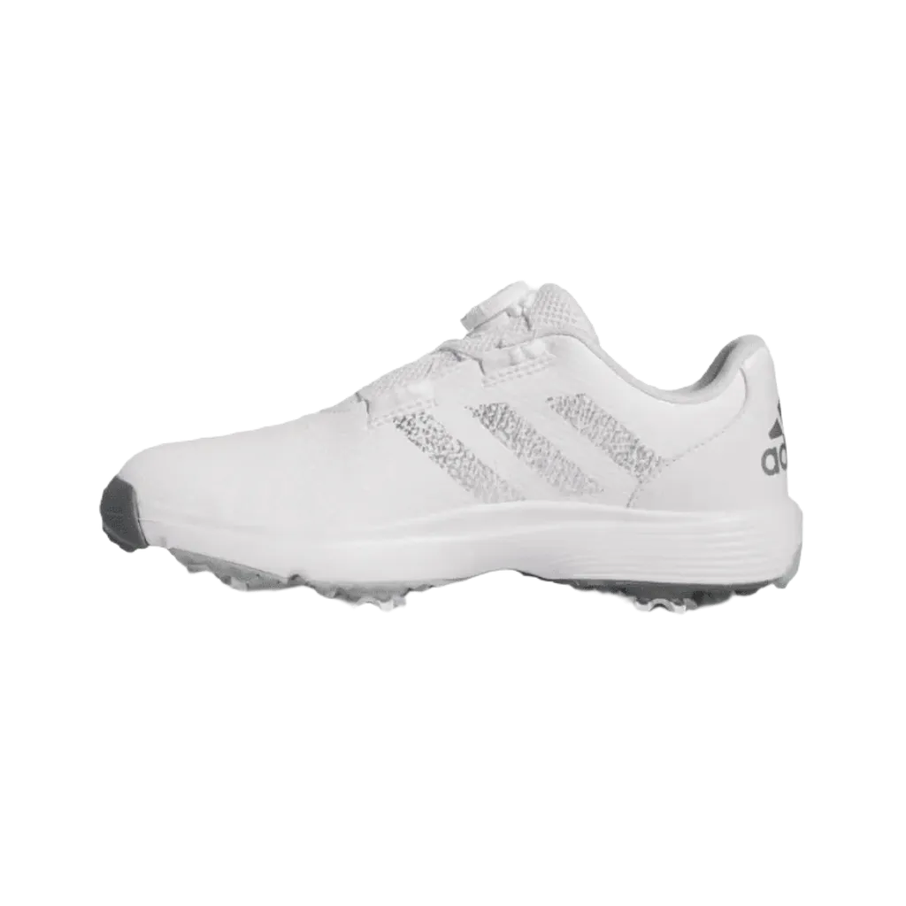 Adidas Junior's Codechaos 22 BOA Golf Shoes - White