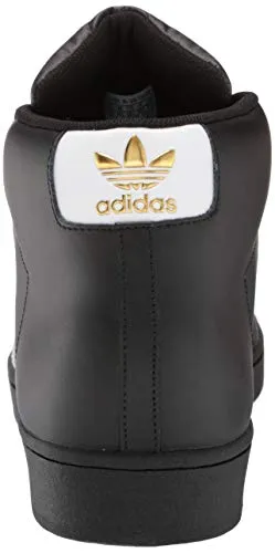 adidas Originals Pro Model,Black/White/Gold Foil,12.5