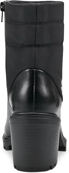 ALFANI - Belcalise Faux Leather Puffer Booties