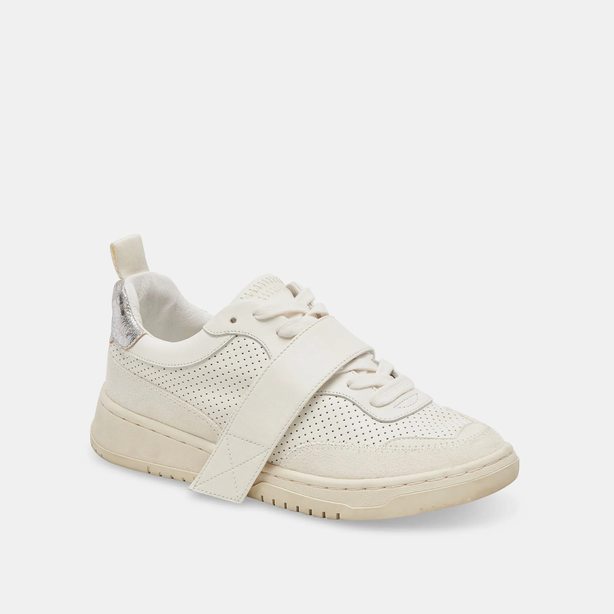 ALVAH SNEAKERS WHITE PERFORATED LEATHER