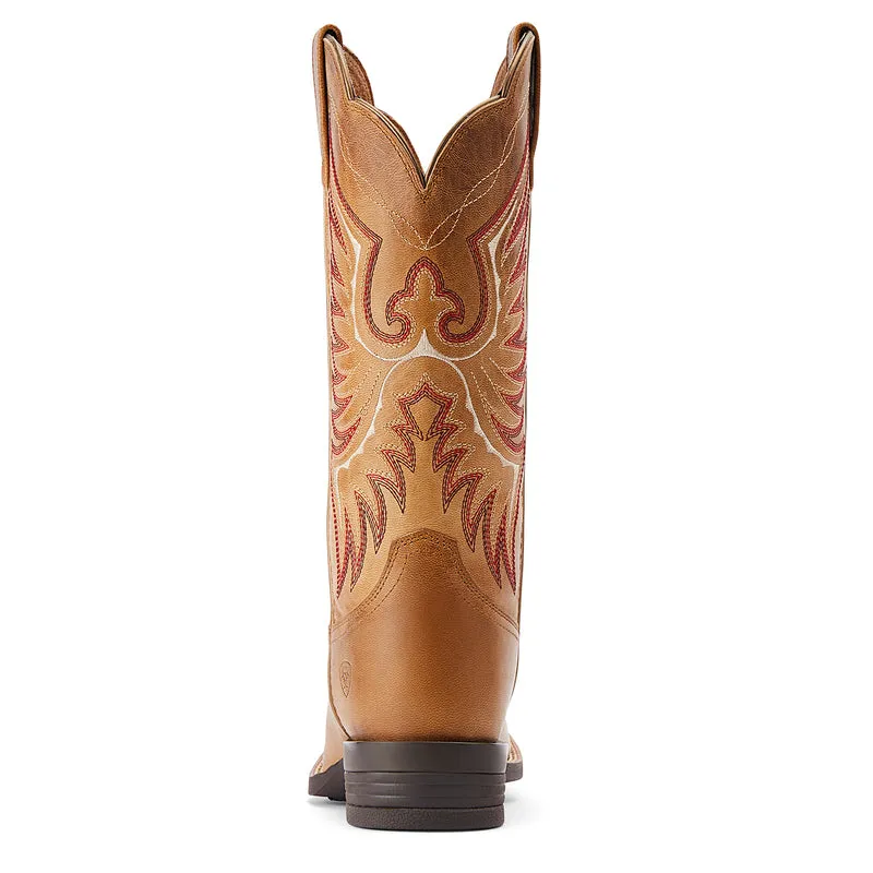 'Ariat' Women's Rockdale Western Square Toe - Almond Buff