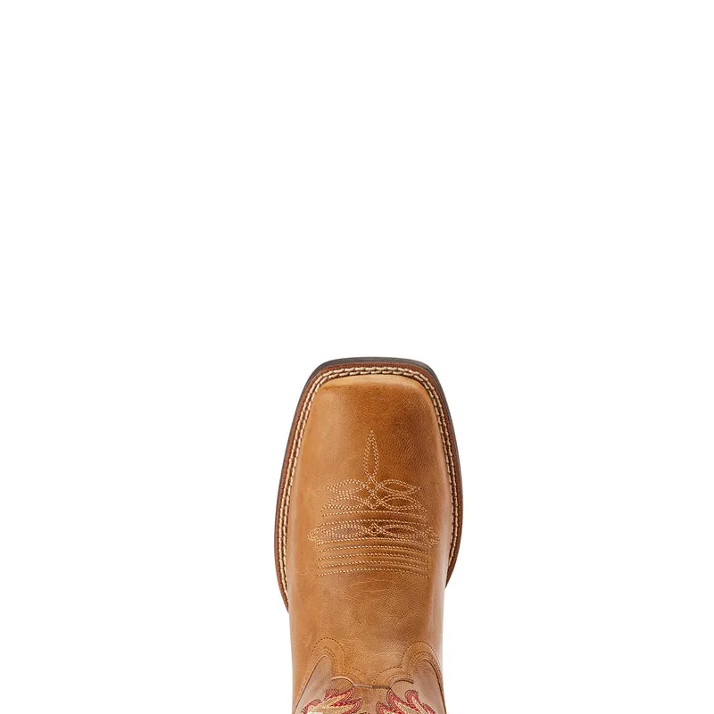 'Ariat' Women's Rockdale Western Square Toe - Almond Buff