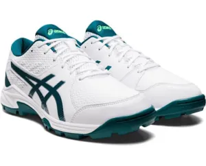 Asics Gel Peake 2 - White/Velvet Pine Cricket Shoes