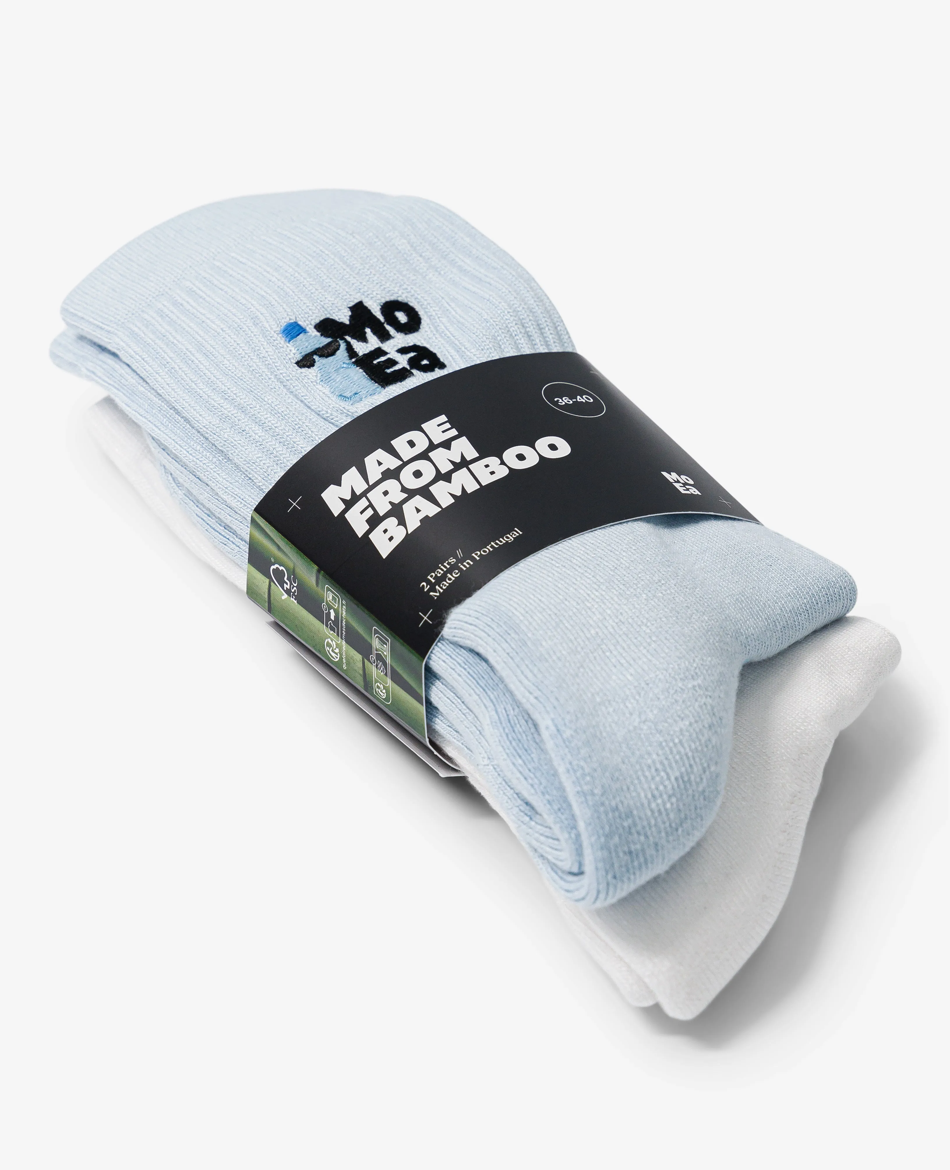 Bamboo socks x2 pairs - Bottle Bundle