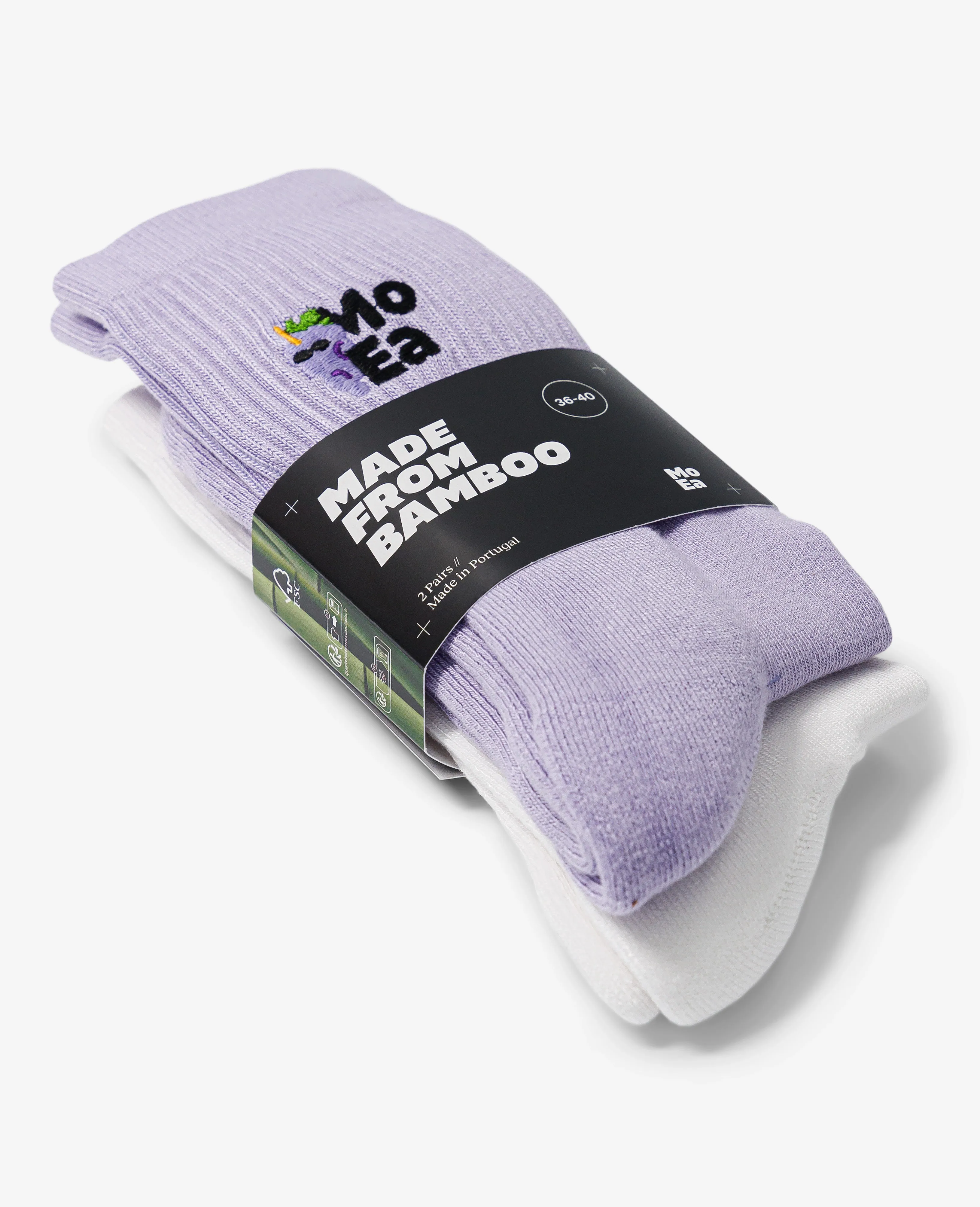 Bamboo socks x2 pairs - Grapes Bundle