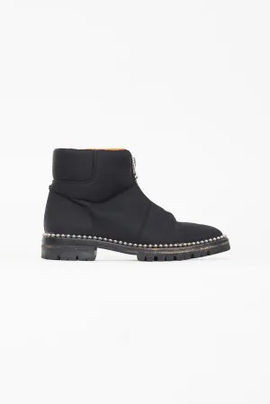 Black Studded Cooper Ankle Boot