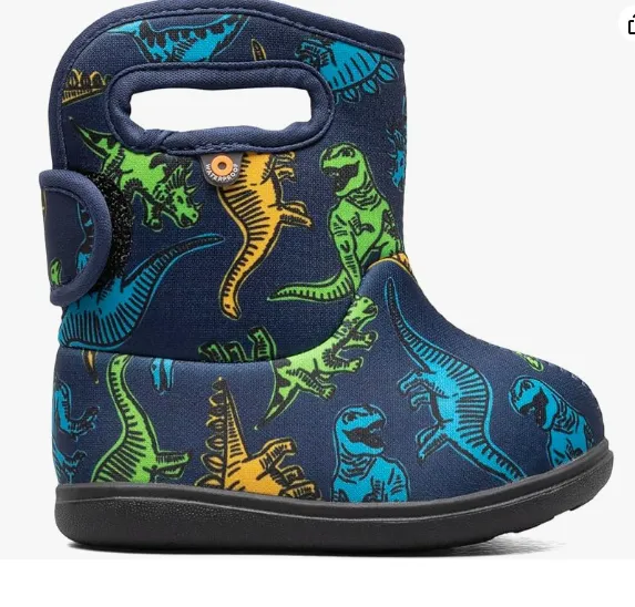 Bogs- Baby Bogs  Navy Dinosaur Boots