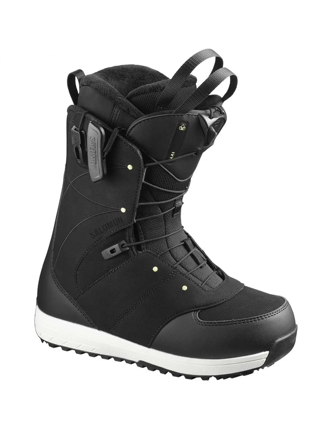 Boots de Snow Neuves Salomon Ivy Black / Lime 2021