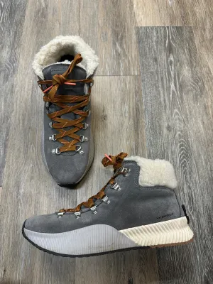 Boots Snow By Sorel In Grey, Size: 9.5