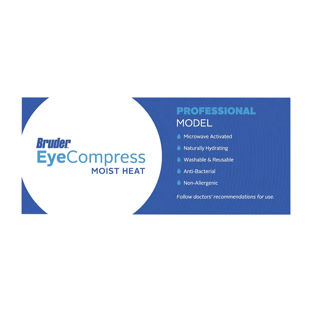 BRUDER Moist Heat Eye Compress 2 Pack