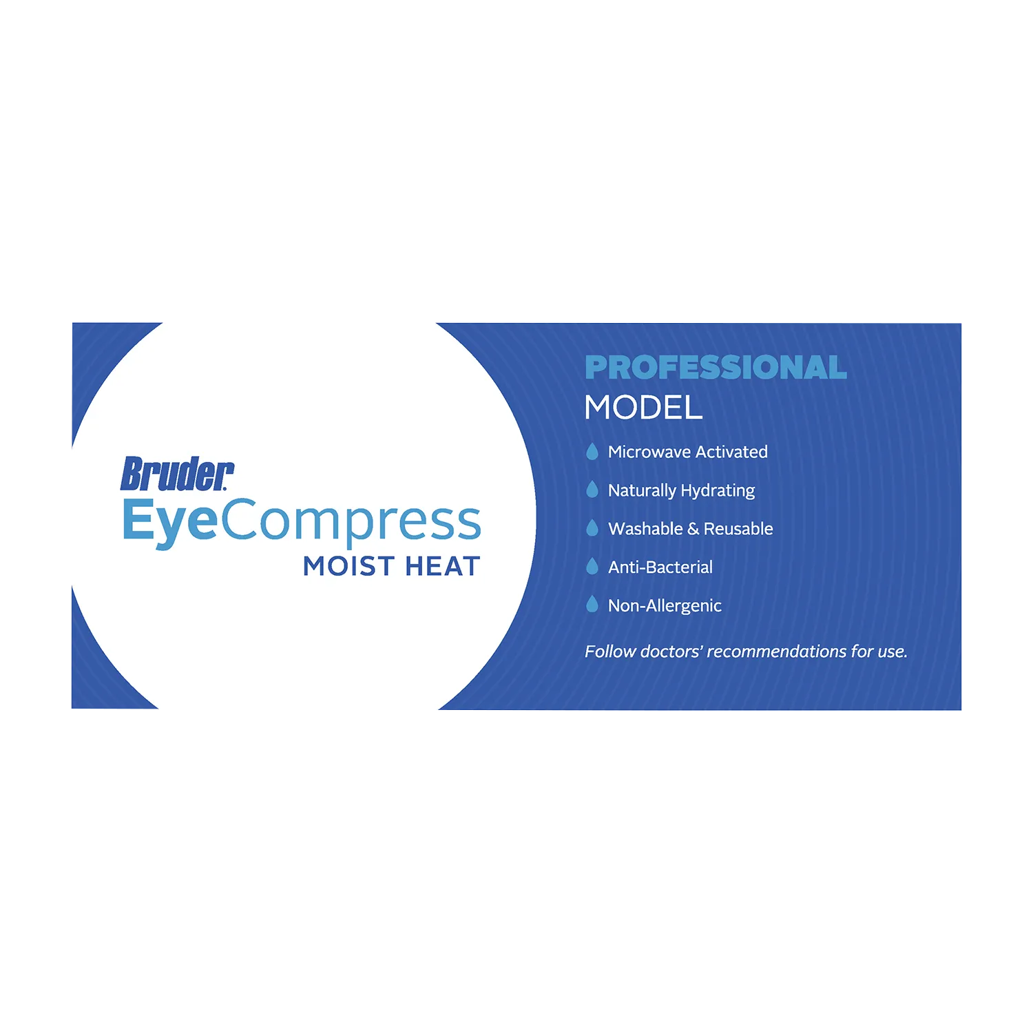 BRUDER Moist Heat Eye Compress