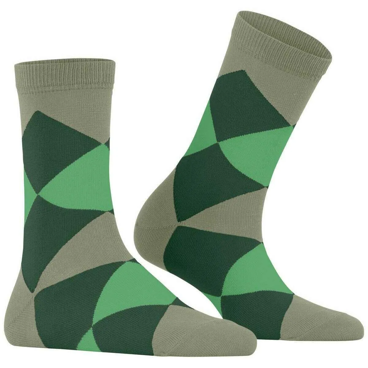 Burlington Bonnie Short Socks - Leaf Green