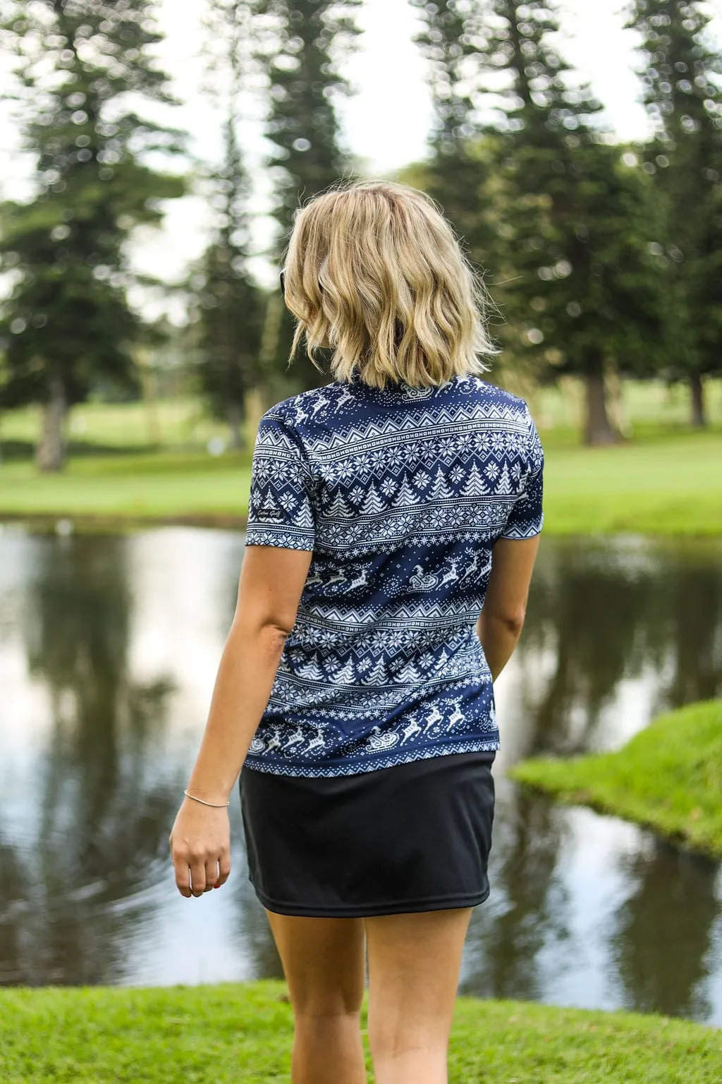 CA Ladies Funky Golf Shirt | Snow Way