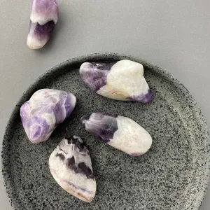 Chevron Amethyst | Tumbled Stone