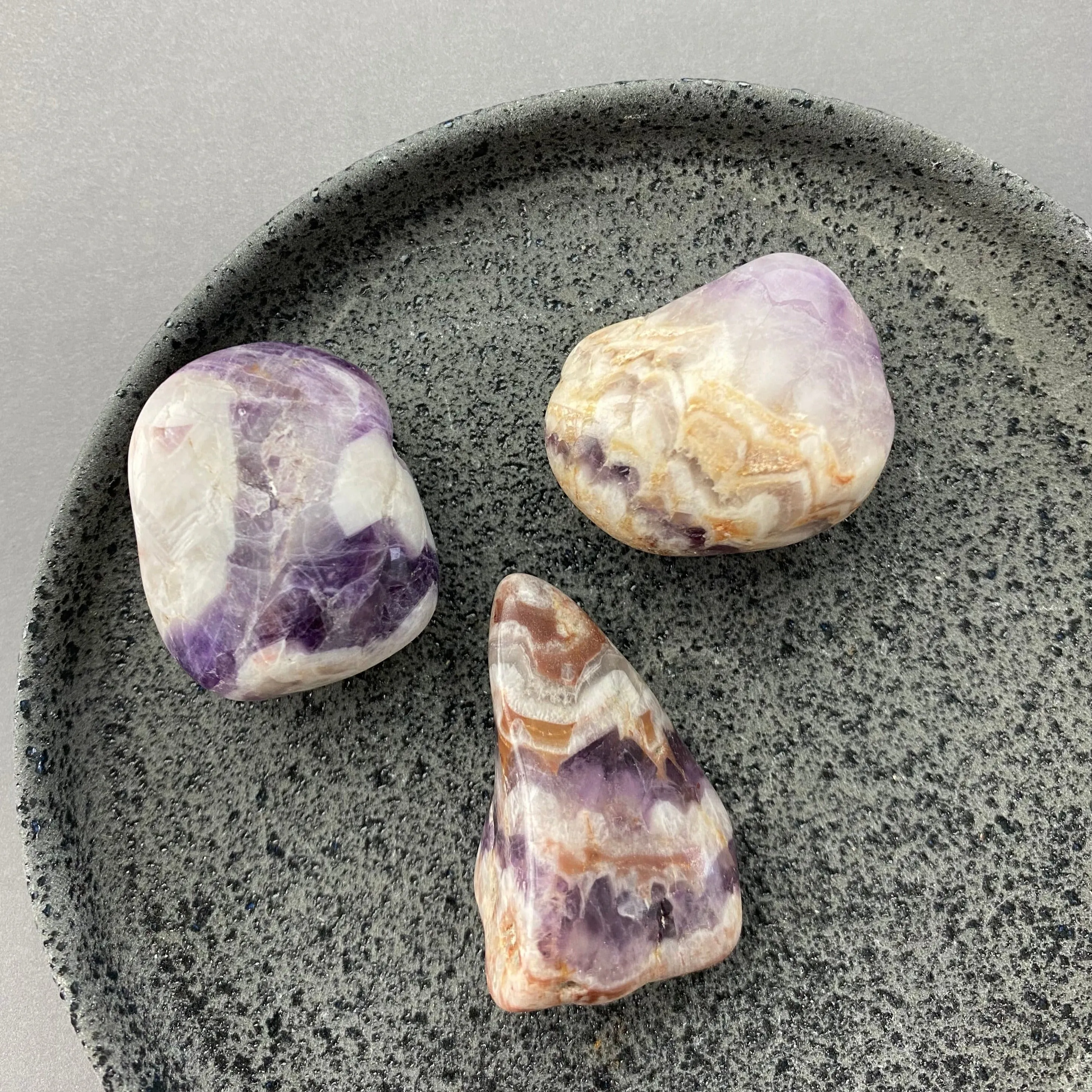 Chevron Amethyst | Tumbled Stone