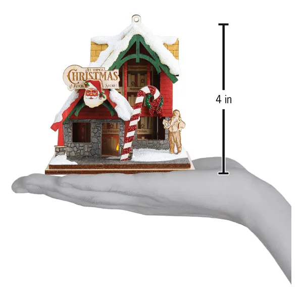 Christmas Book Store Ornament