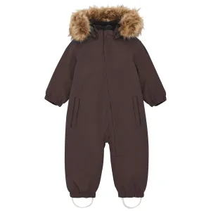 Color Kids Raisin Snowsuit w. Fake Fur