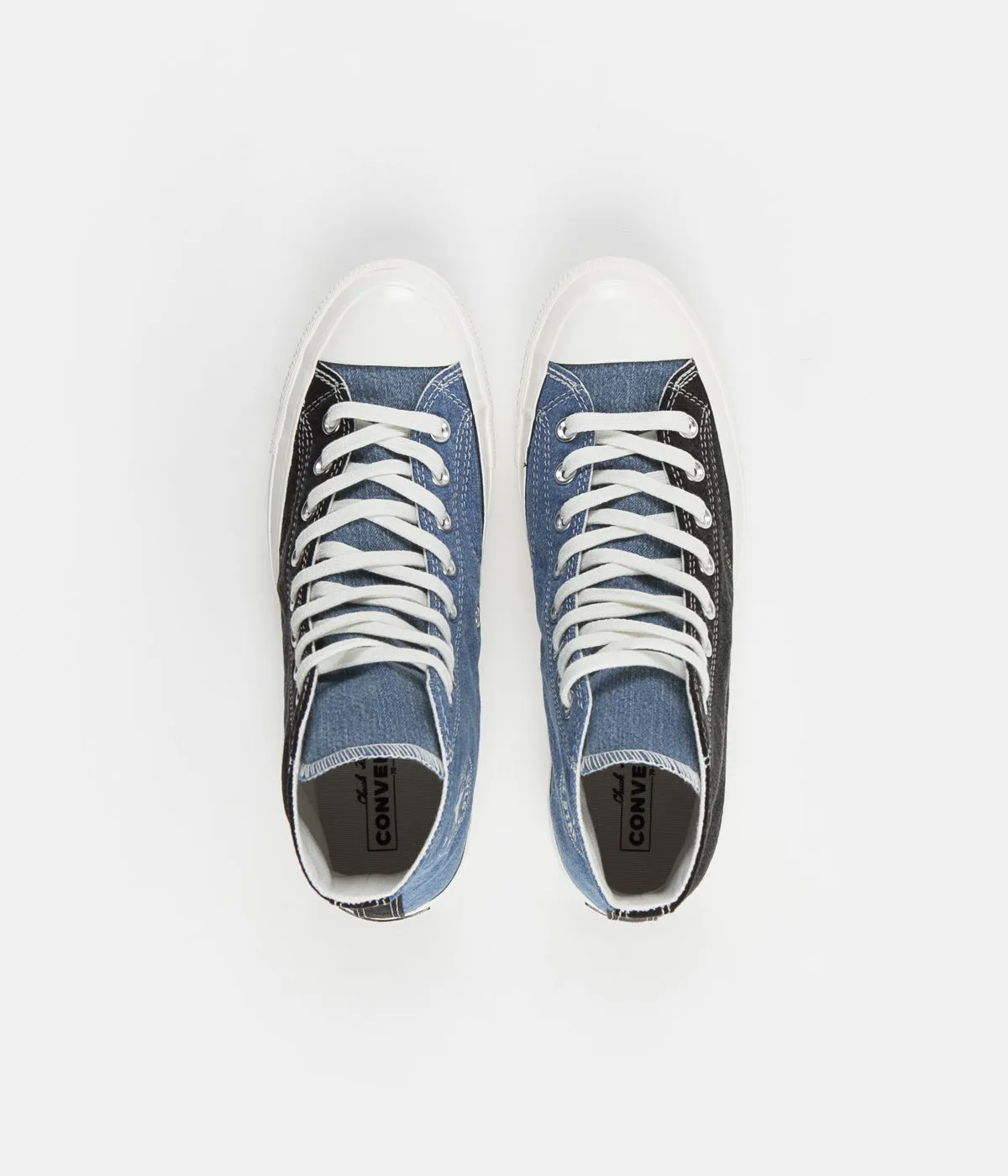 Converse CTAS 70's Hi Renew Denim Shoes - Dark Denim / Light Denim / Egret