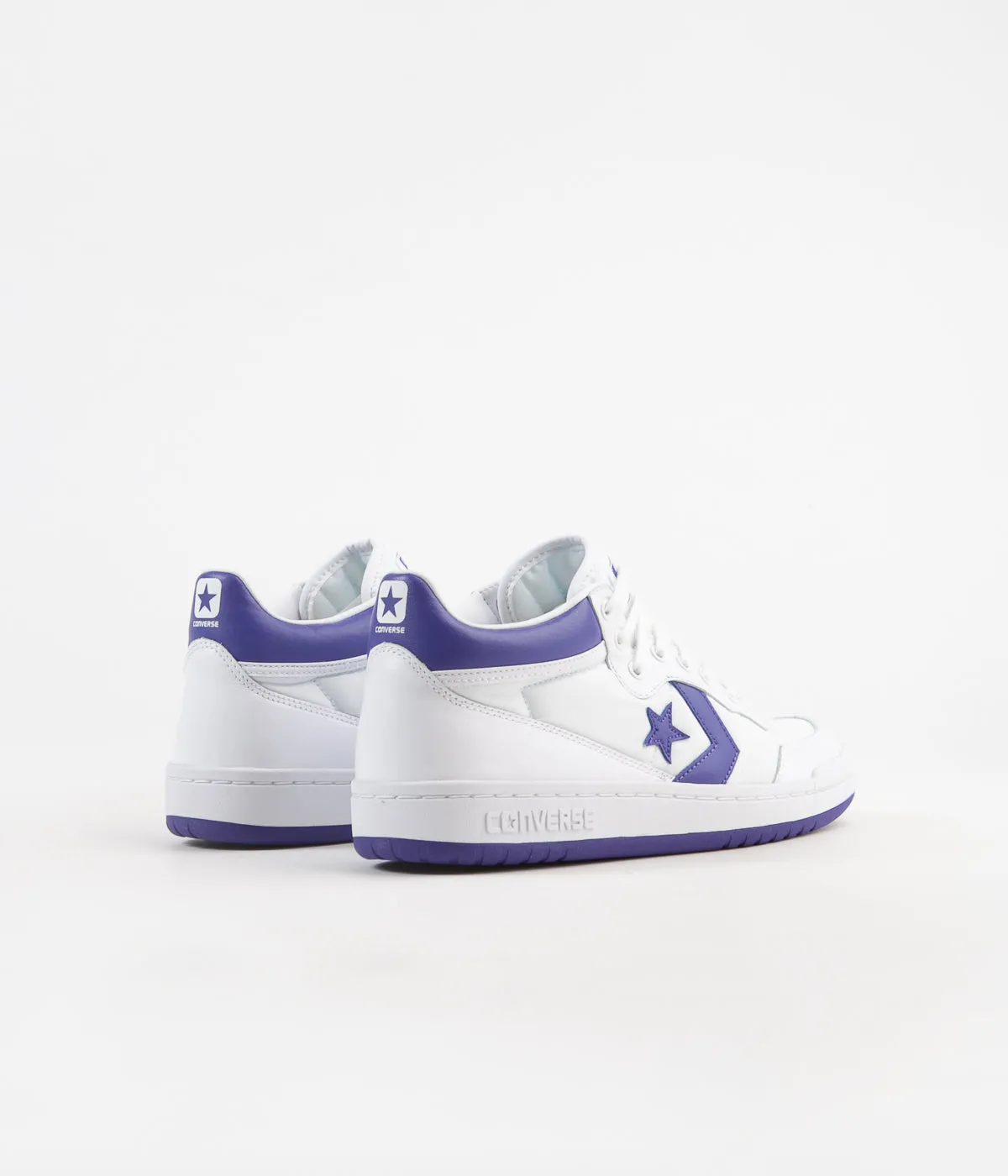 Converse Fastbreak Mid Shoes - White / Candy Grape