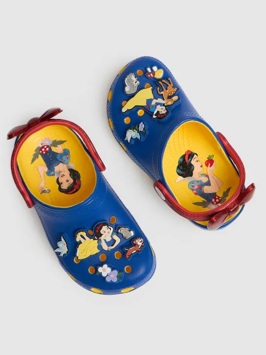 Crocs   Snow White print rubber crocs 