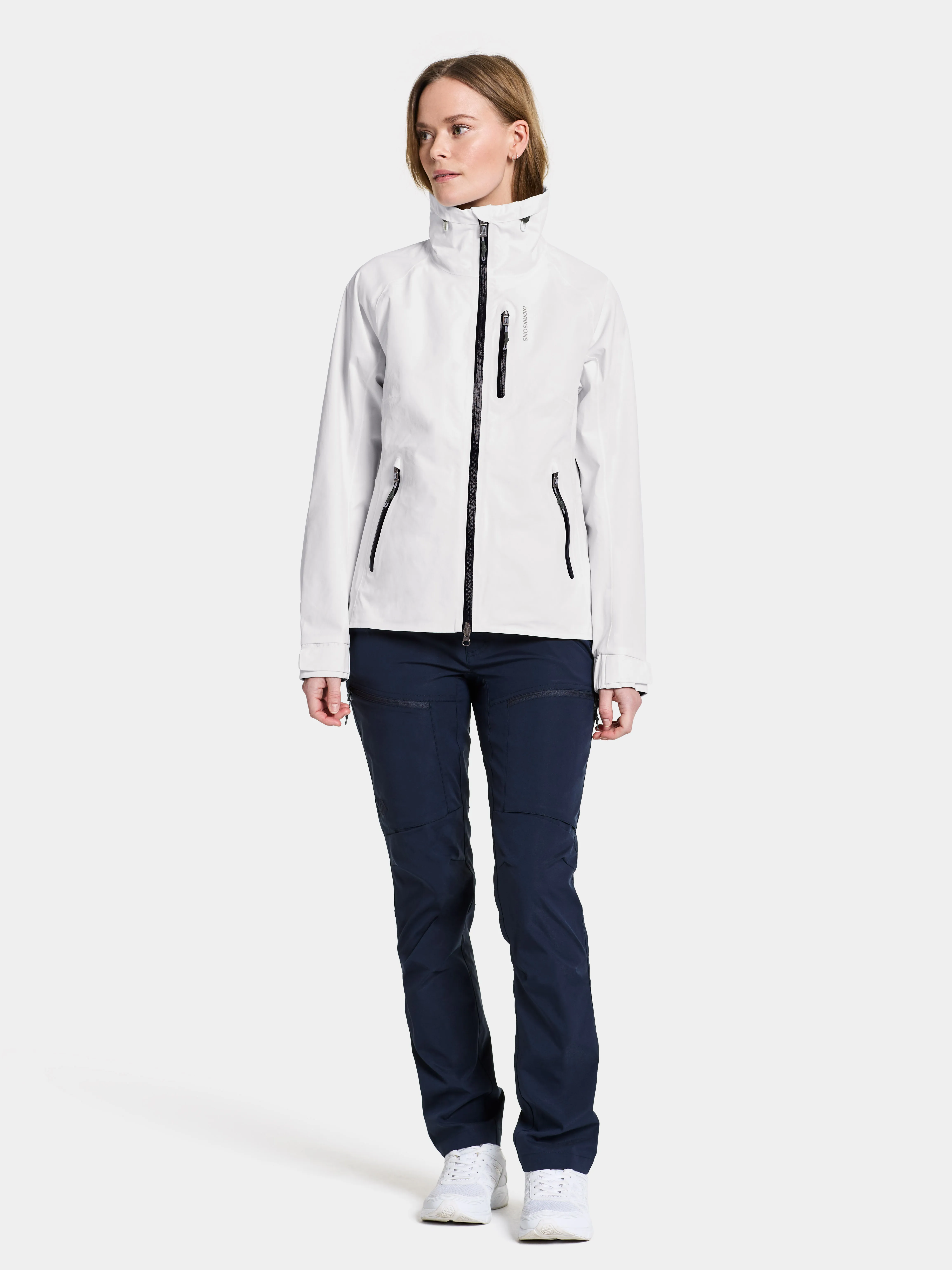 Didriksons Women&#x27;s Njord Jacket Snow White | Buy Didriksons Women&#x27;s Njord Jacket Snow White here | Outnorth