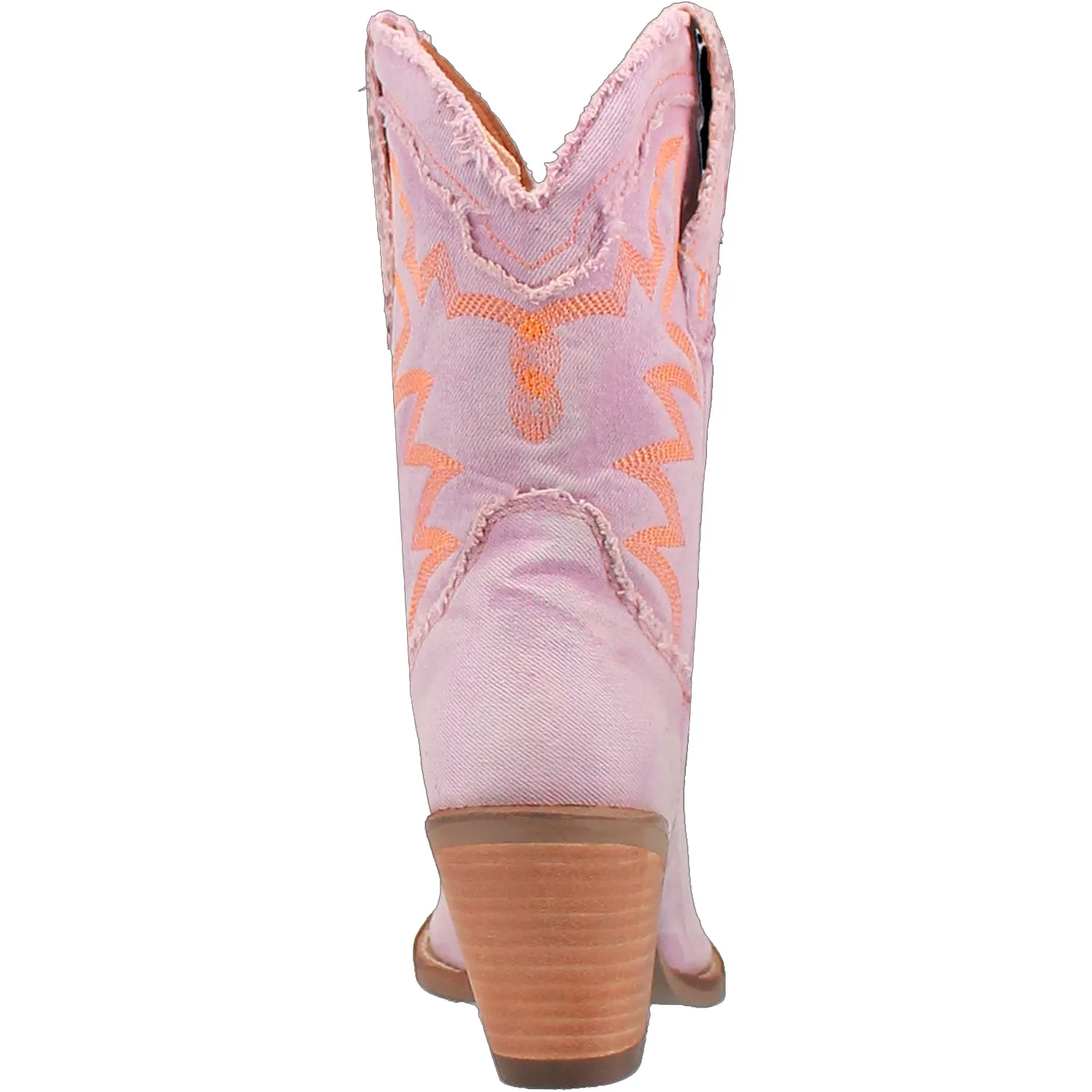 Dingo Womens Yall Need Dolly Purple Denim Cowboy Boots