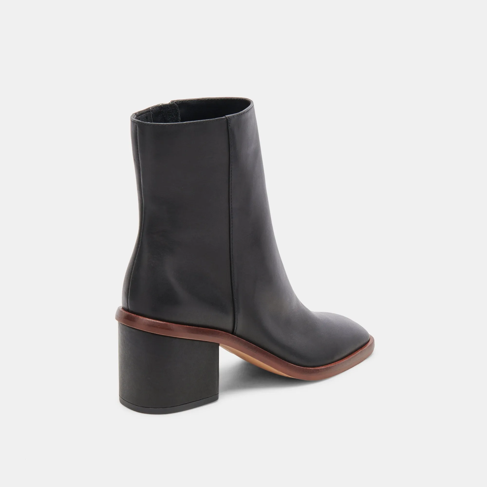 Dolce Vita Dionee Booties in Black Leather