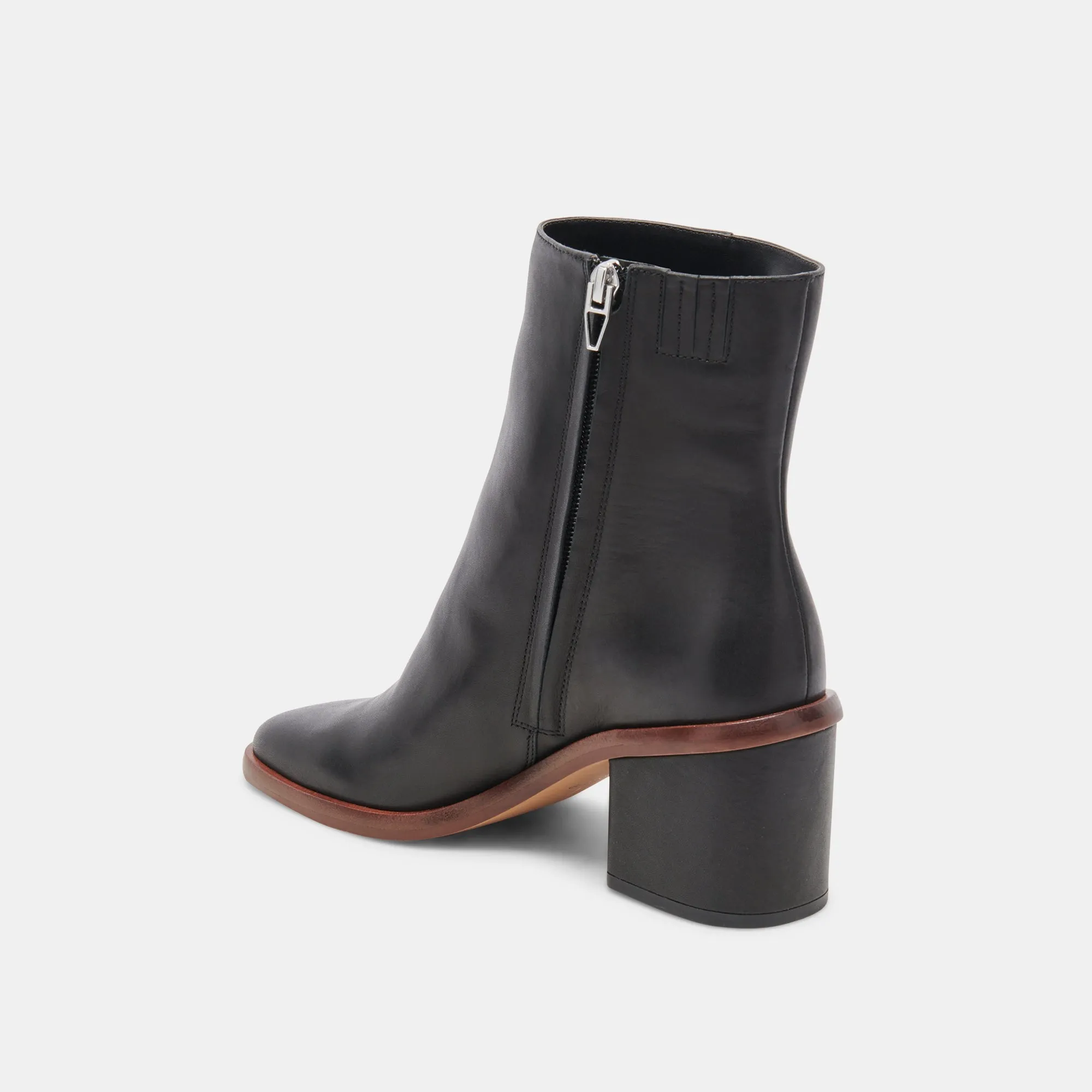 Dolce Vita Dionee Booties in Black Leather