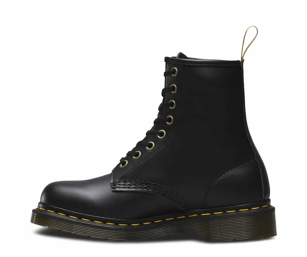 Dr. Martens 1460 Vegan Black Felix Rub Off 8-Eye Boot