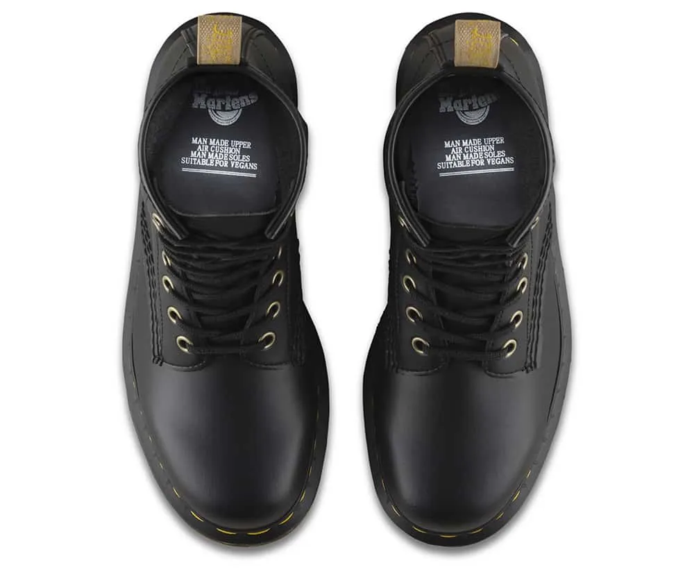 Dr. Martens 1460 Vegan Black Felix Rub Off 8-Eye Boot