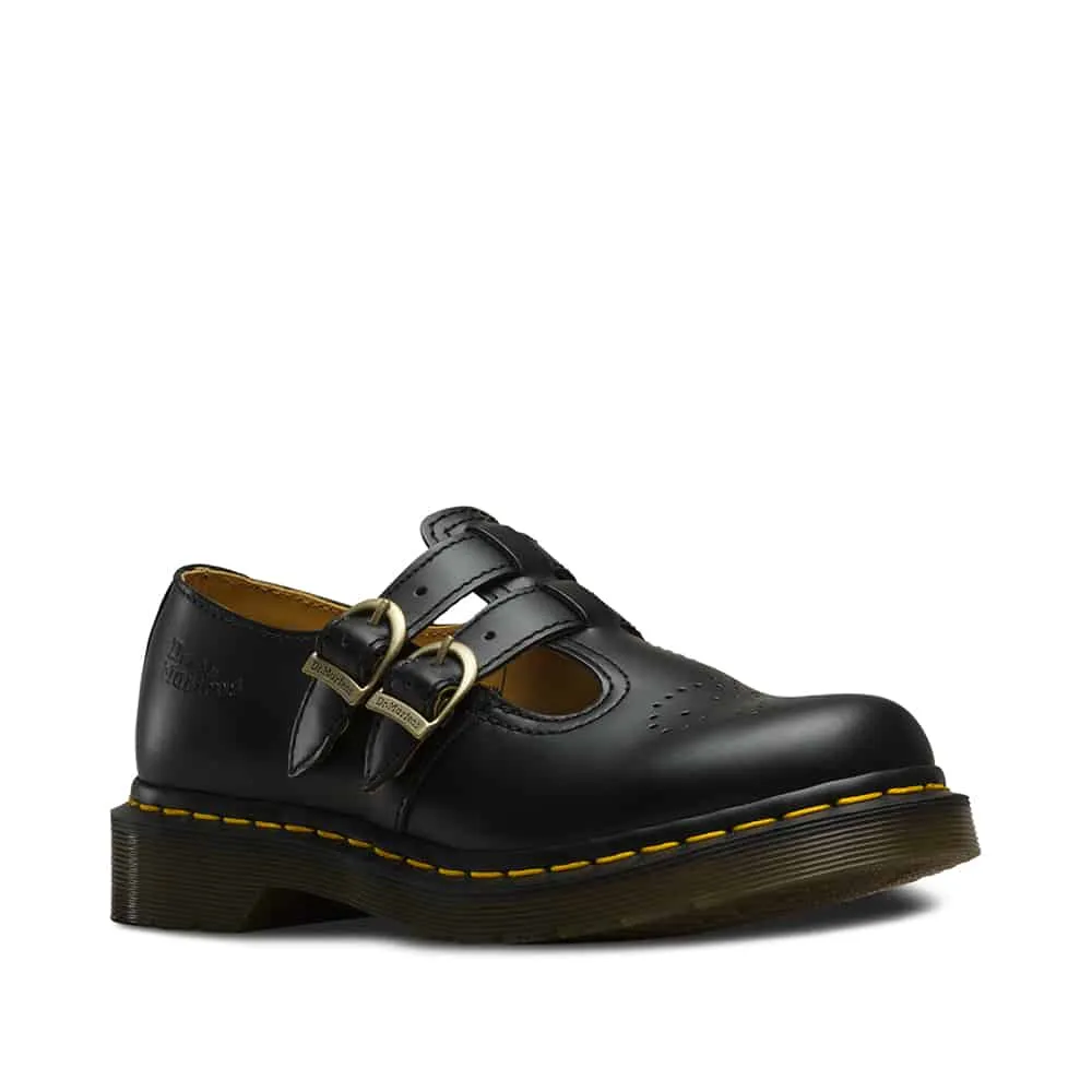 Dr. Martens 8065 Black Smooth Platform Mary Jane