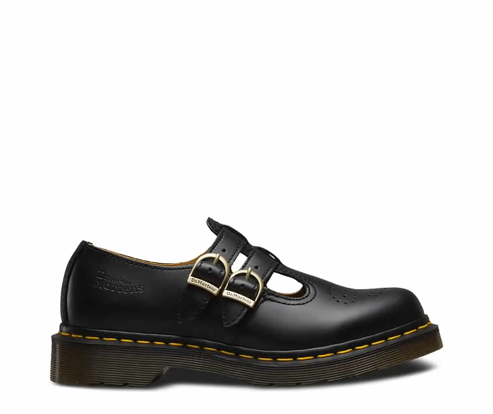 Dr. Martens 8065 Black Smooth Platform Mary Jane