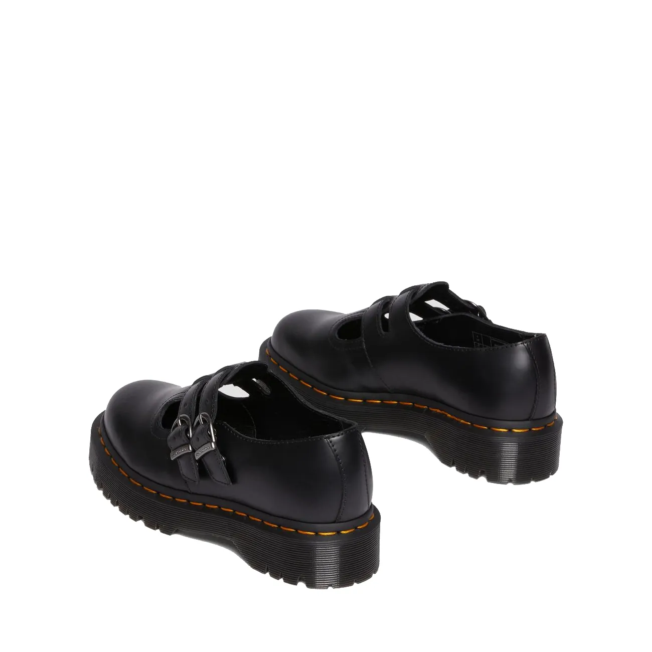 Dr. Martens 8065 II Black Smooth Platform Mary Jane