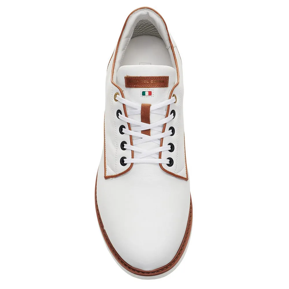 Duca Del Cosma Elpaso Waterproof Spikeless Shoes - White