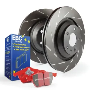 EBC Brakes S4KF1476 S4 Kits Redstuff and USR Rotor