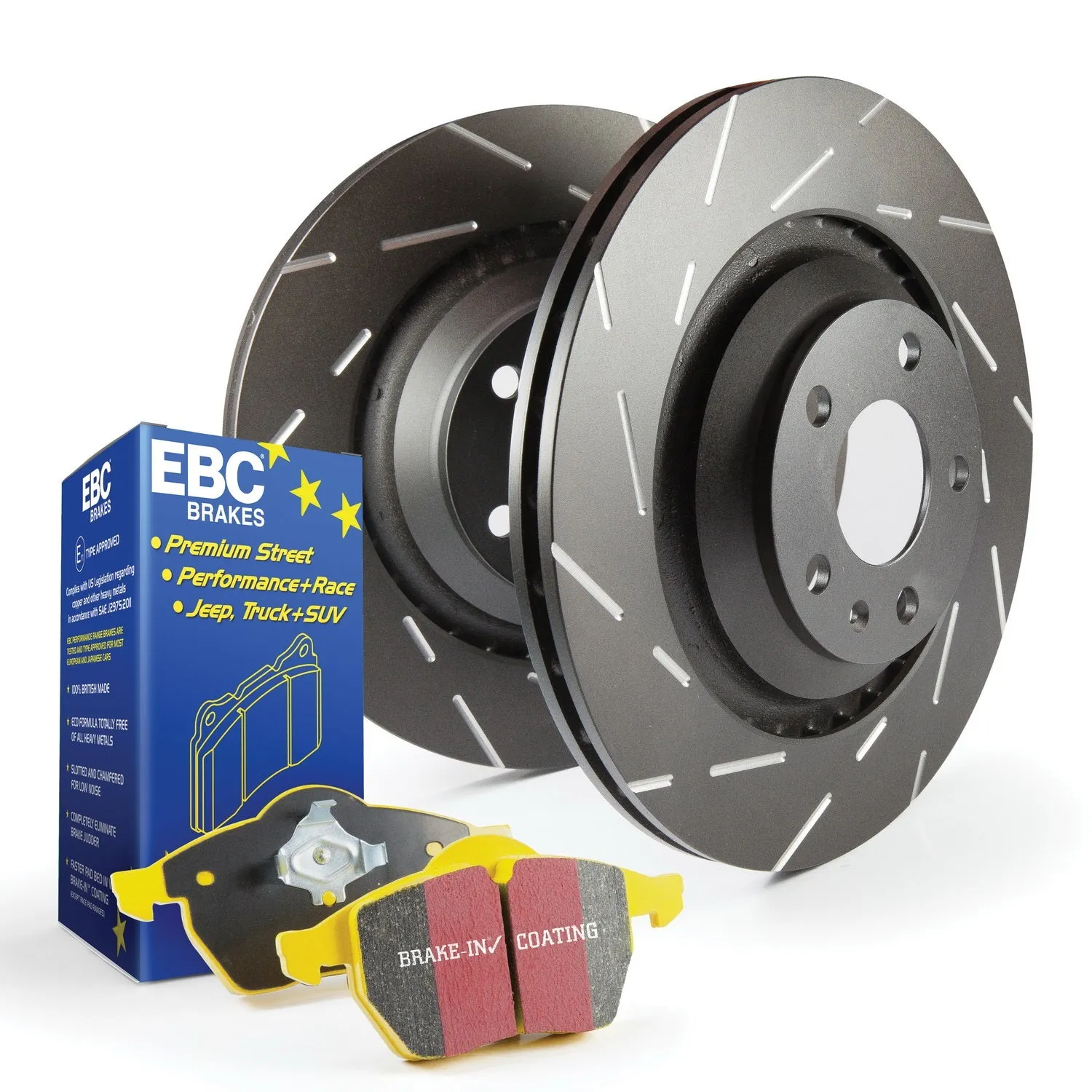 EBC Brakes S9KF1008 S9 Kits Yellowstuff and USR Rotors