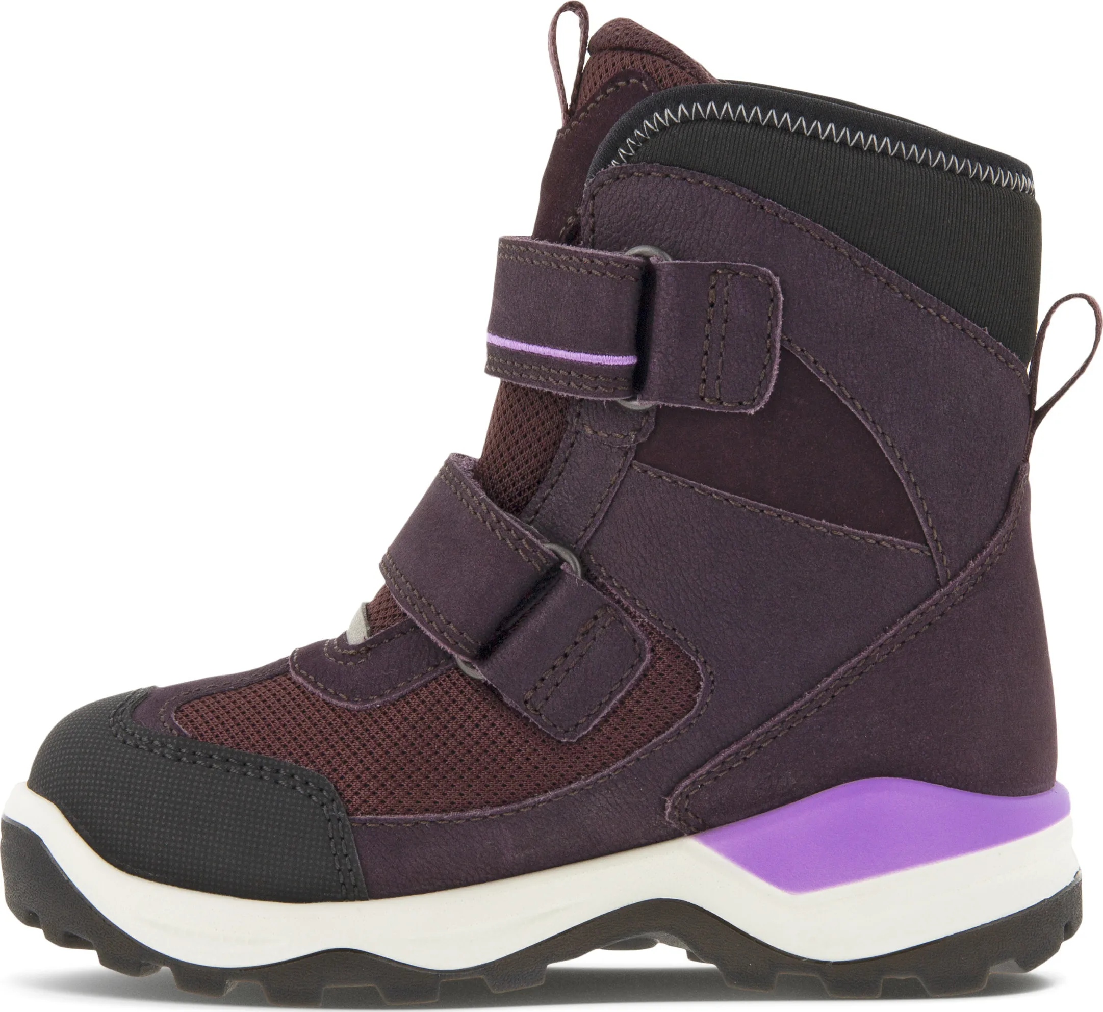 Ecco Kids&#x27; Ecco Snow Mountain Mid Cut Boo Gore-Tex Black/Fig/Fig | Buy Ecco Kids&#x27; Ecco Snow Mountain Mid Cut Boo Gore-Tex Black/Fig/Fig here | Outnorth