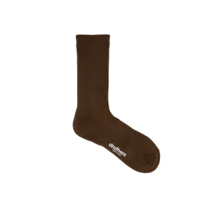 EVERYDAY ORGANIC COTTON CREW SOCK - OLIVE