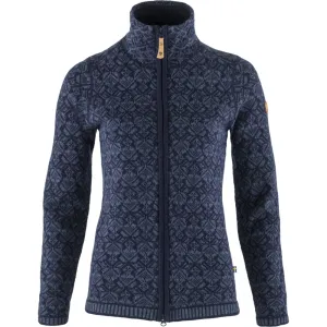 Fjällräven Women&#x27;s Snow Cardigan Dark Navy | Buy Fjällräven Women&#x27;s Snow Cardigan Dark Navy here | Outnorth