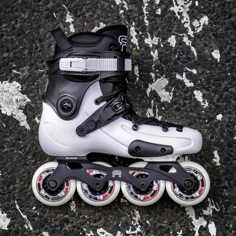 FR FR3 80 Complete Skates - White - 2020 - Super Sale