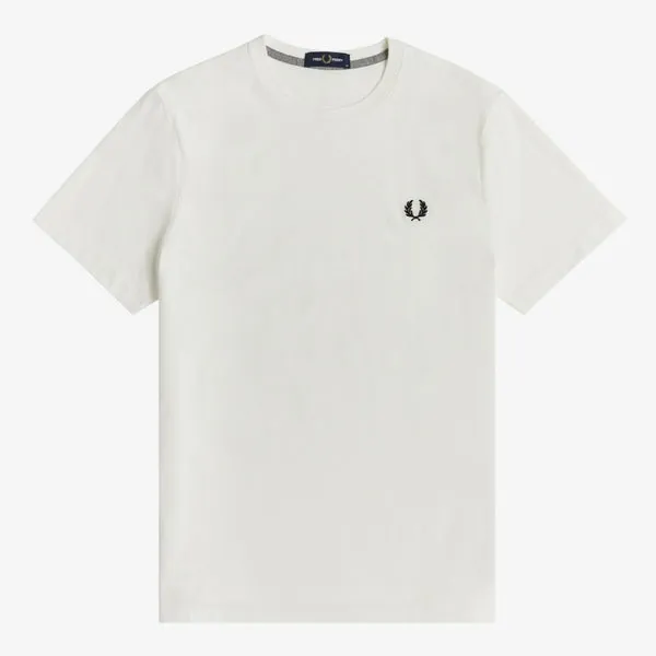 Fred Perry Crew Neck T-Shirt - Snow White