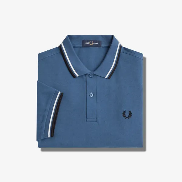 Fred Perry M3600 Polo - Midnight Blue / Snow White