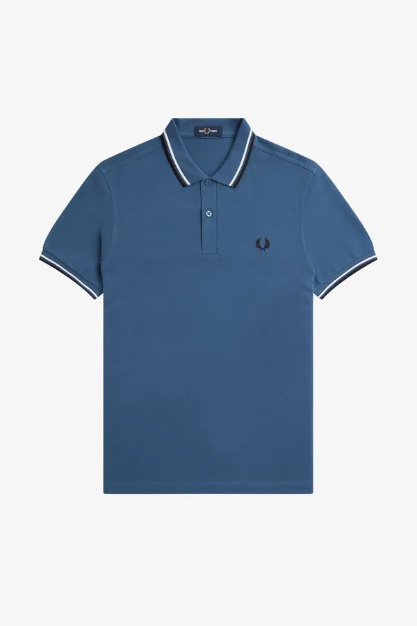 Fred Perry M3600 Polo - Midnight Blue / Snow White