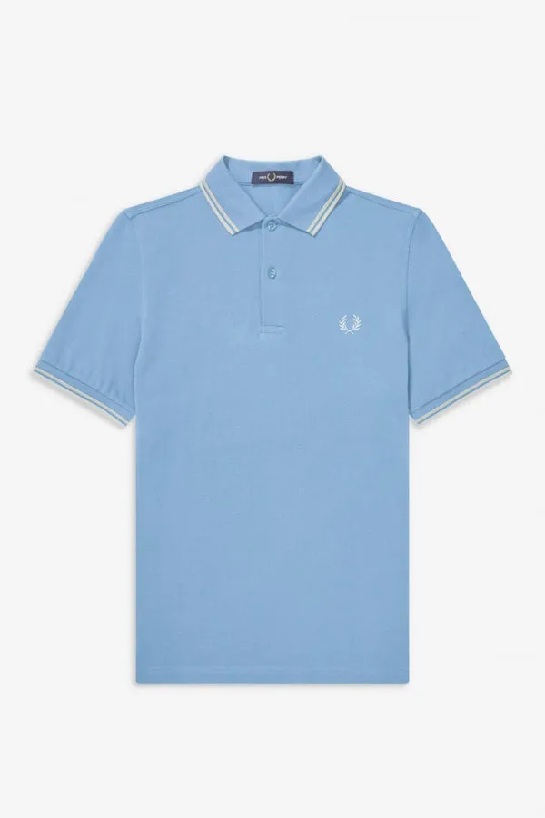 Fred Perry M3600 Polo Sky / Snow White / Snow White